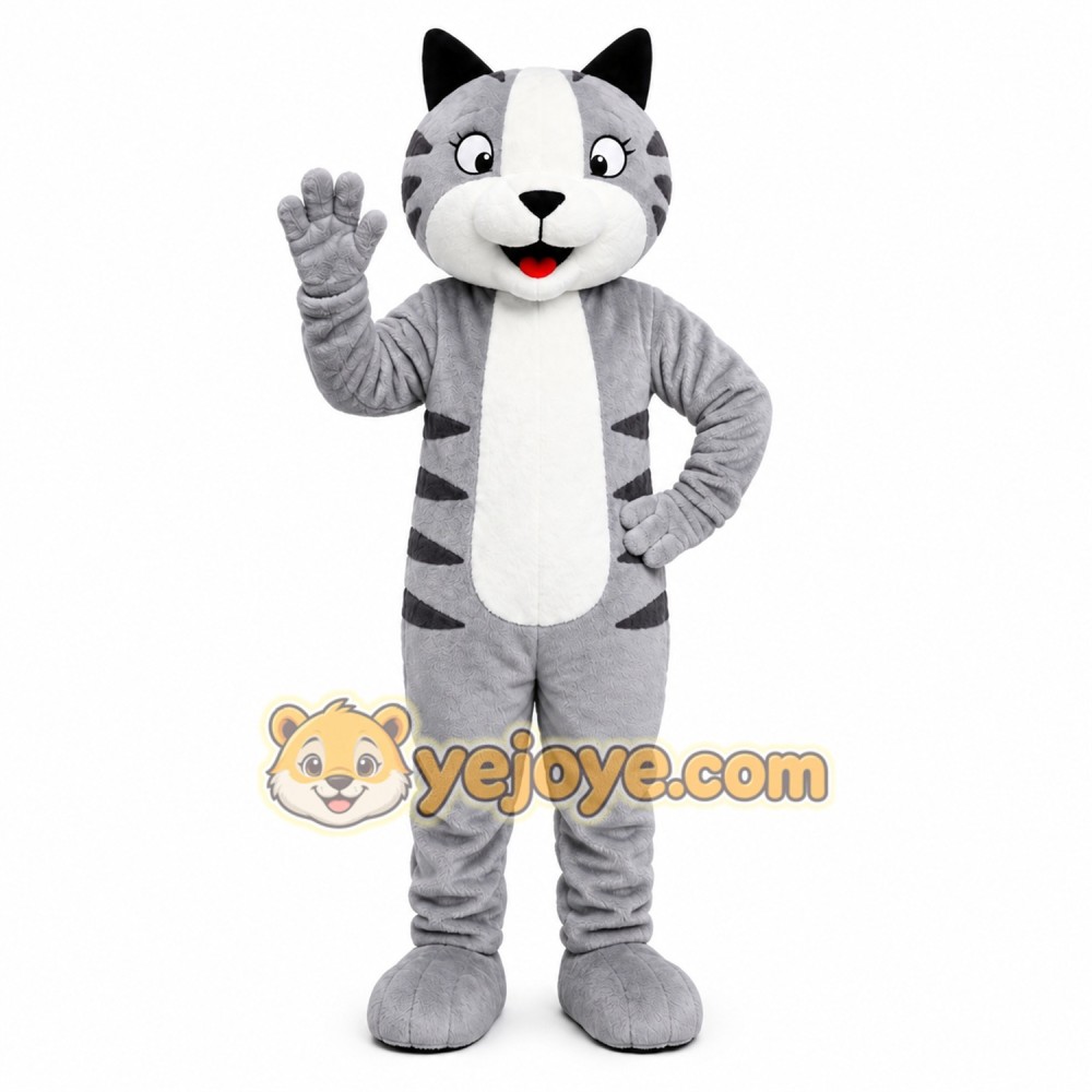 Cat Mascot Costume for Adults Custom Logo Party Character Suit