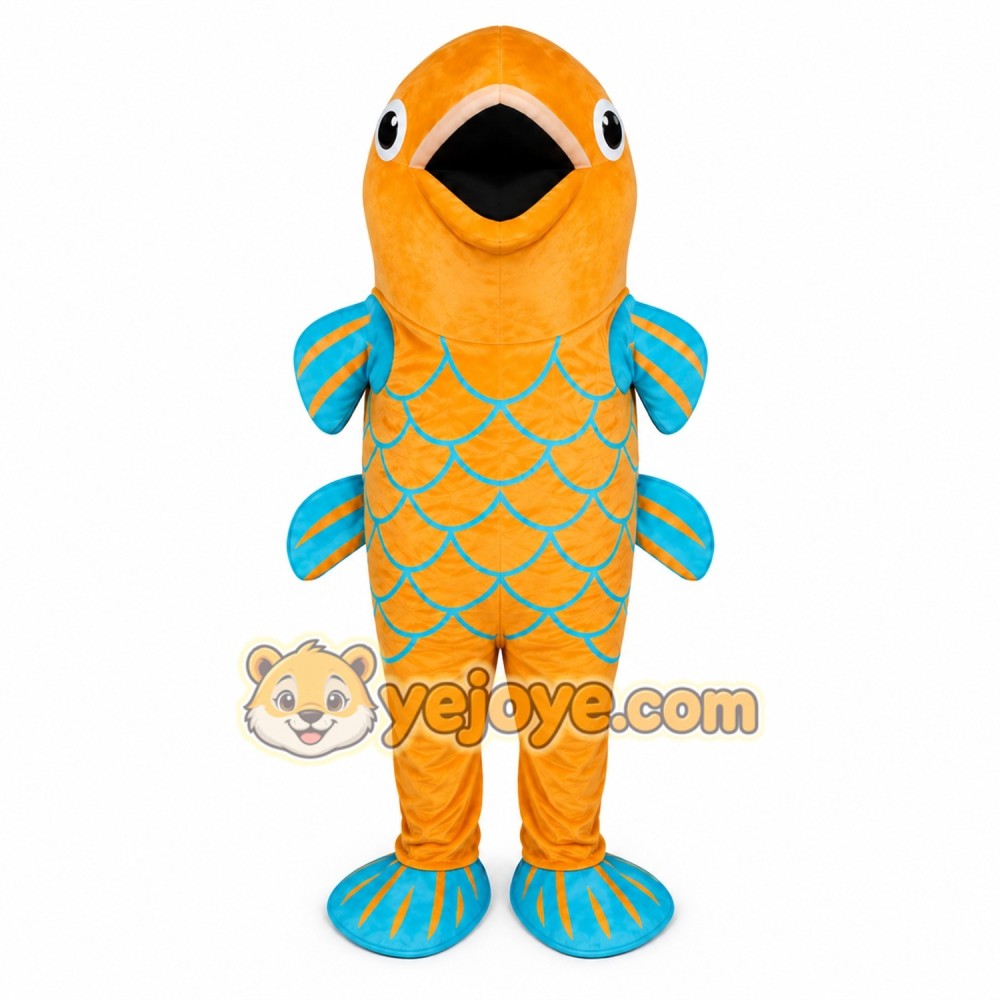 Fish Mascot Costume for Adults Custom Logo Party Character Suit Fish Mascot Costume for Adults Custom Logo Party Character Suit