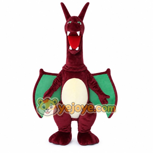 Dragon Mascot Costume for Adults Custom Logo Party Character Suit