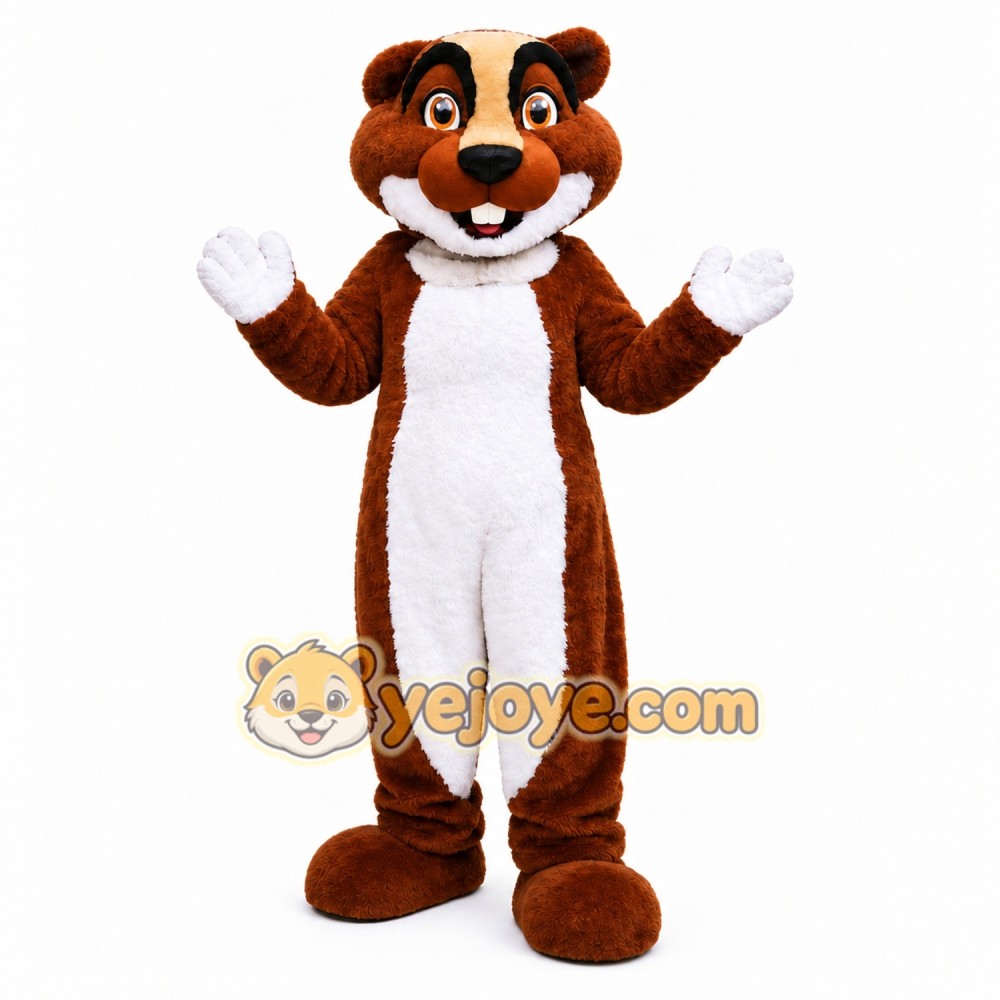 Beaver Mascot Costume for Adults Custom Logo Party Character Suit