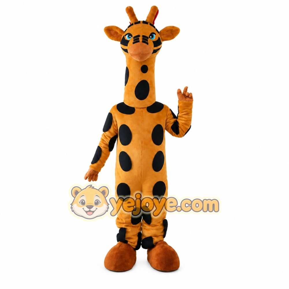 Giraffe Mascot Costume for Adults Custom Logo Party Character Suit Giraffe Mascot Costume for Adults Custom Logo Party Character Suit