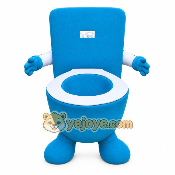 Toilet Mascot Costume for Adults Custom Logo Party Character Suit