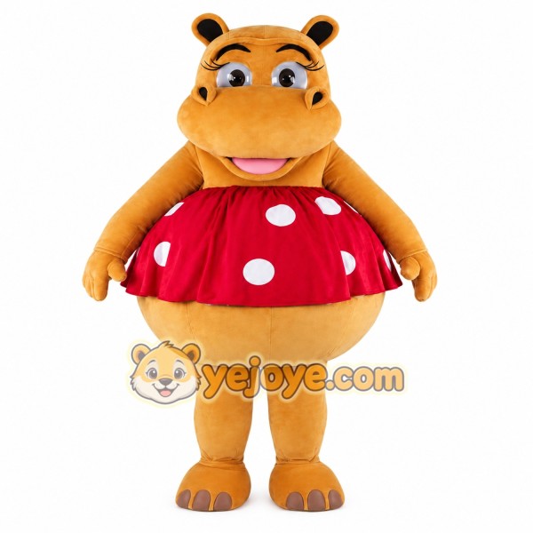 Hippo Mascot Costume for Adults Custom Logo Party Character Suit