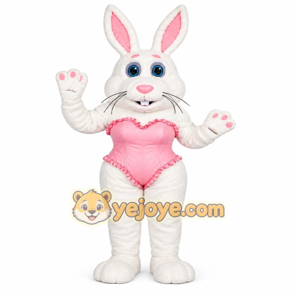 Rabbit Mascot Costume for Adults Custom Logo Party Character Suit Rabbit Mascot Costume for Adults Custom Logo Party Character Suit