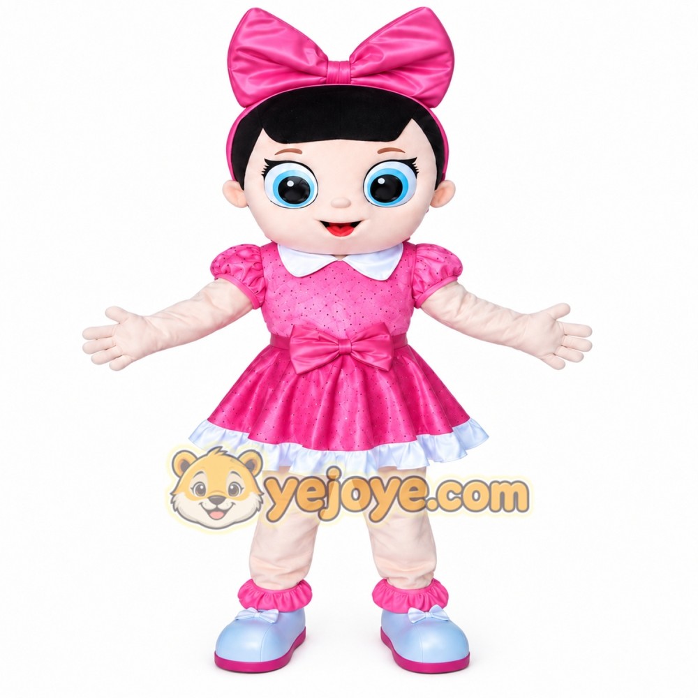 doll character Mascot Costume for Adults Custom Logo Party Character Suit
