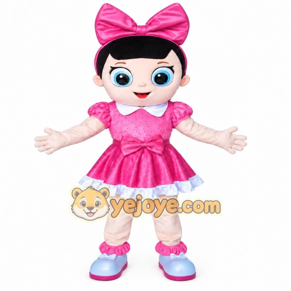 doll character Mascot Costume for Adults Custom Logo Party Character Suit
