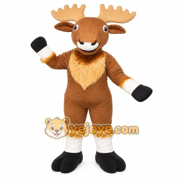 Moose Mascot Costume for Adults Custom Logo Party Character Suit Moose Mascot Costume for Adults Custom Logo Party Character Suit