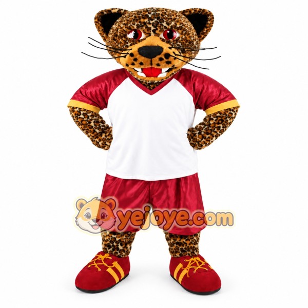 Leopard Mascot Costume for Adults Custom Logo Party Character Suit