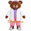 Bear Mascot Costume for Adults Custom Logo Party Character Suit
