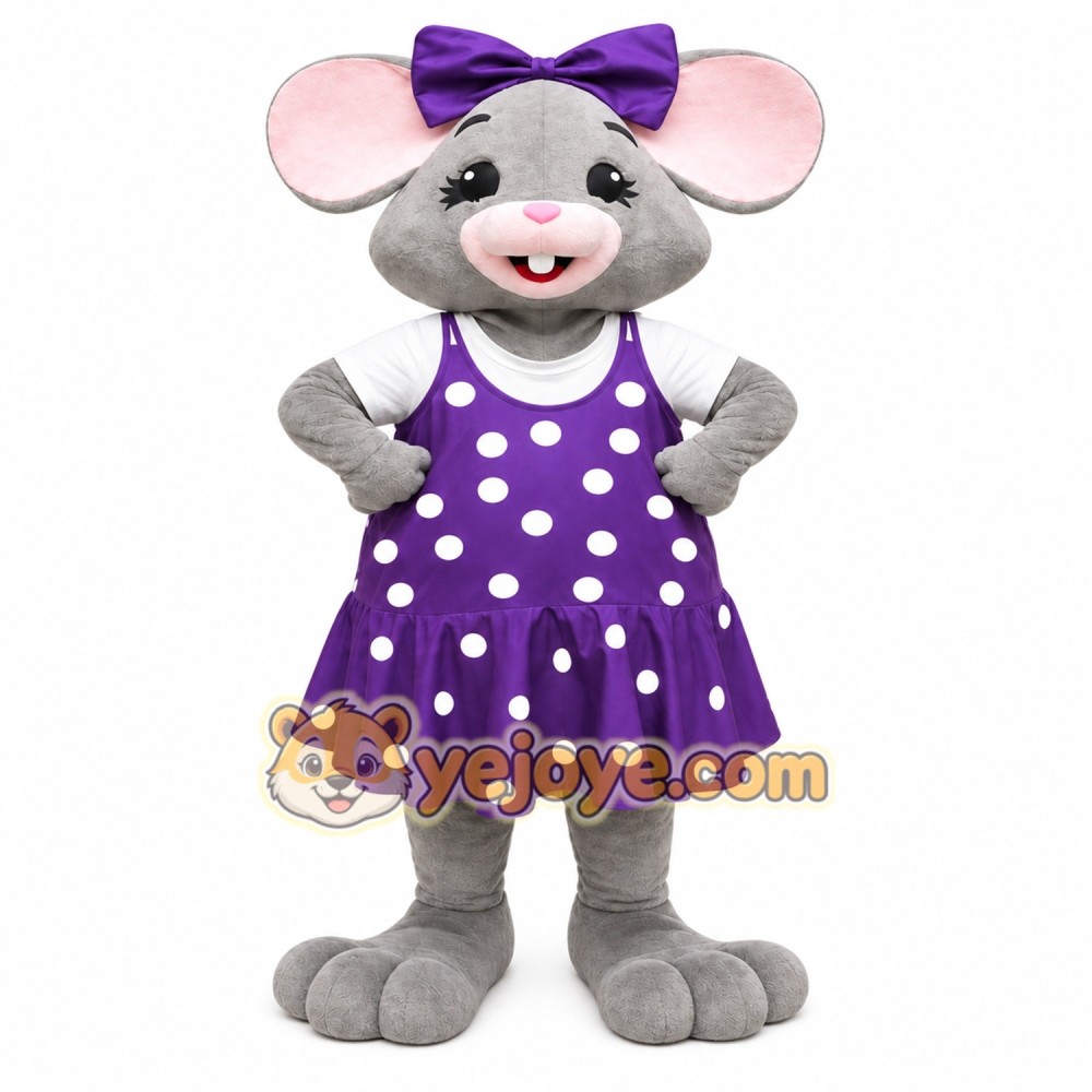 Mouse Mascot Costume for Adults Custom Logo Party Character Suit Mouse Mascot Costume for Adults Custom Logo Party Character Suit