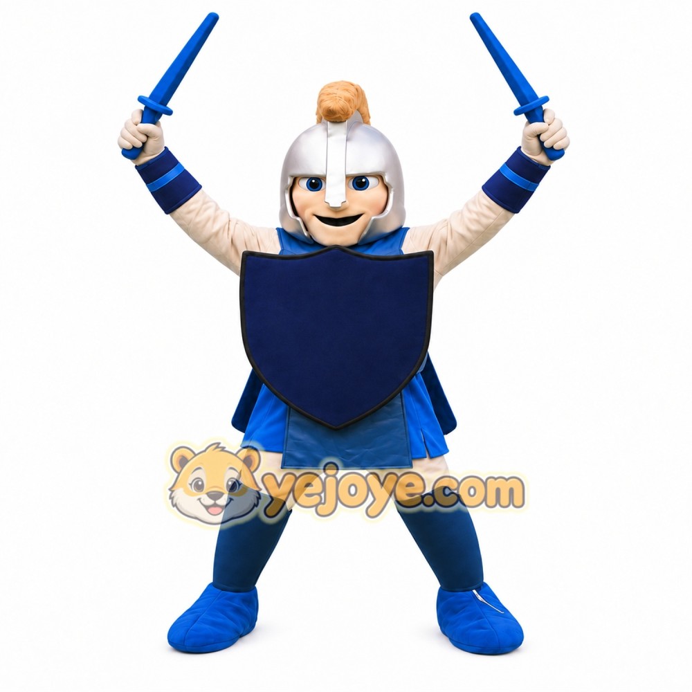 Knight Mascot Costume for Adults Custom Logo Party Character Suit