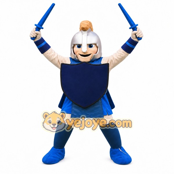 Knight Mascot Costume for Adults Custom Logo Party Character Suit