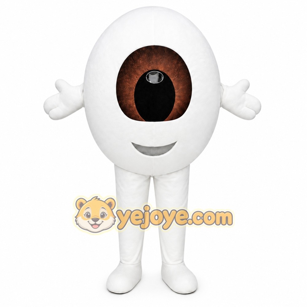 Eyeball Mascot Costume for Adults Custom Logo Party Character Suit