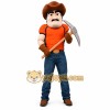 Miner Mascot Costume for Adults Custom Logo Party Character Suit Miner Mascot Costume for Adults Custom Logo Party Character Suit