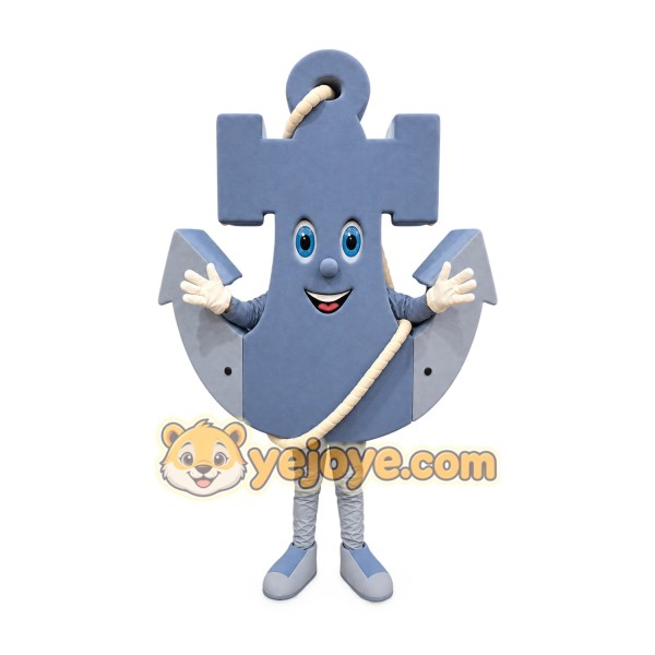 Anchor Mascot Costume for Adults Custom Logo Party Character Suit