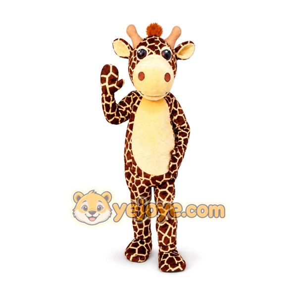 Giraffe Mascot Costume for Adults Custom Logo Party Character Suit