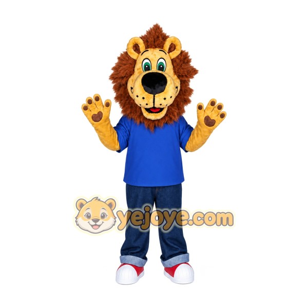 Lion Mascot Costume for Adults Custom Logo Party Character Suit Lion Mascot Costume for Adults Custom Logo Party Character Suit