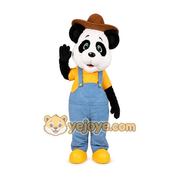 Panda Mascot Costume for Adults Custom Logo Party Character Suit