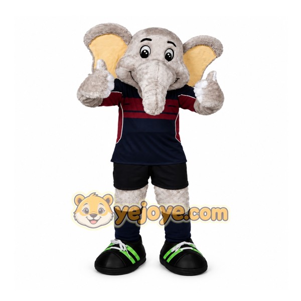 Elephant Mascot Costume for Adults Custom Logo Party Character Suit