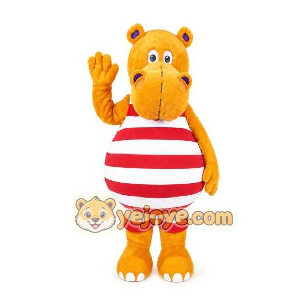 Hippo Mascot Costume for Adults Custom Logo Party Character Suit