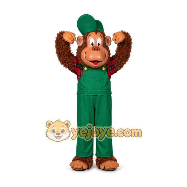 Monkey Mascot Costume for Adults Custom Logo Party Character Suit Monkey Mascot Costume for Adults Custom Logo Party Character Suit