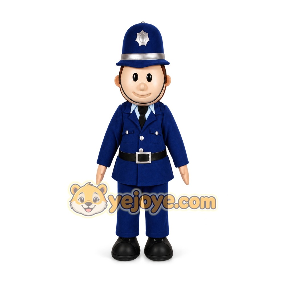 Police Officer Mascot Costume for Adults Custom Logo Party Character Suit Police Officer Mascot Costume for Adults Custom Logo Party Character Suit