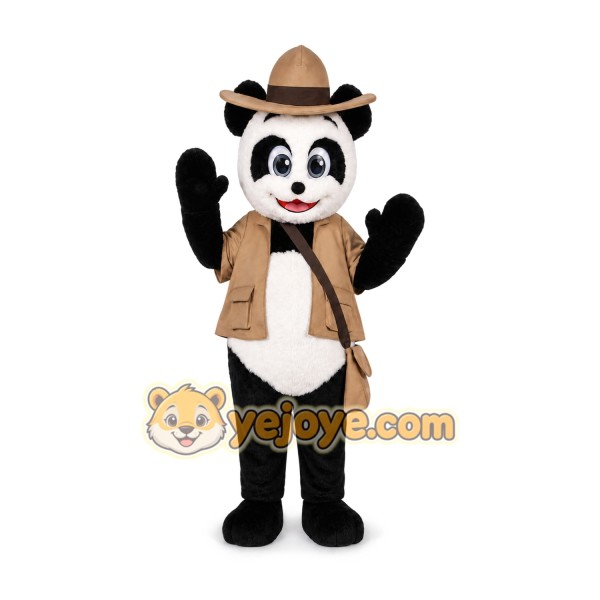 Panda Mascot Costume for Adults Custom Logo Party Character Suit