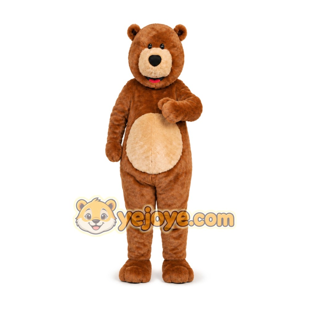 Bear Mascot Costume for Adults Custom Logo Party Character Suit Bear Mascot Costume for Adults Custom Logo Party Character Suit