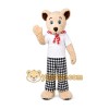 Bear Mascot Costume for Adults Custom Logo Party Character Suit