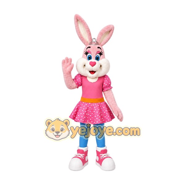 Rabbit Mascot Costume for Adults Custom Logo Party Character Suit Rabbit Mascot Costume for Adults Custom Logo Party Character Suit