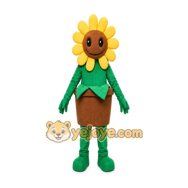 Flower Mascot Costume for Adults Custom Logo Party Character Suit