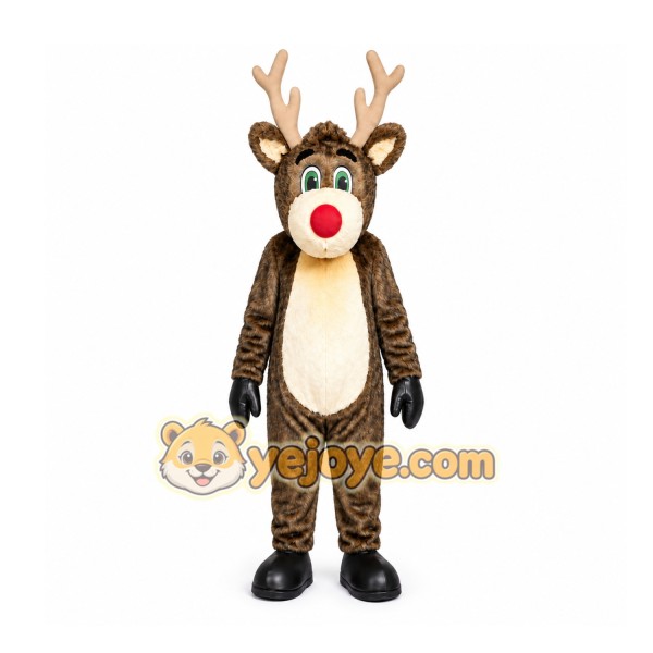 Reindeer Mascot Costume for Adults Custom Logo Party Character Suit Reindeer Mascot Costume for Adults Custom Logo Party Character Suit
