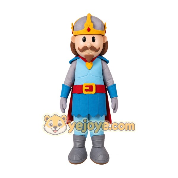 King Mascot Costume for Adults Custom Logo Party Character Suit