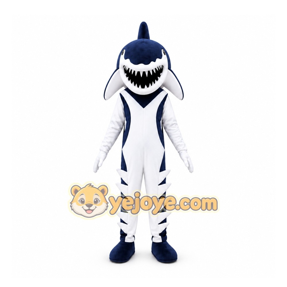 Shark Mascot Costume for Adults Custom Logo Party Character Suit Shark Mascot Costume for Adults Custom Logo Party Character Suit