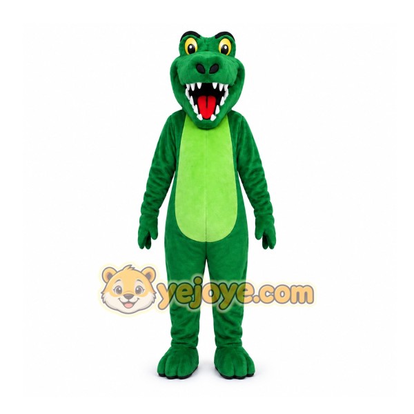 Crocodile Mascot Costume for Adults Custom Logo Party Character Suit