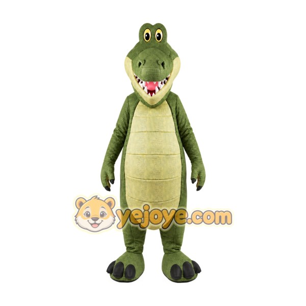 Crocodile Mascot Costume for Adults Custom Logo Party Character Suit