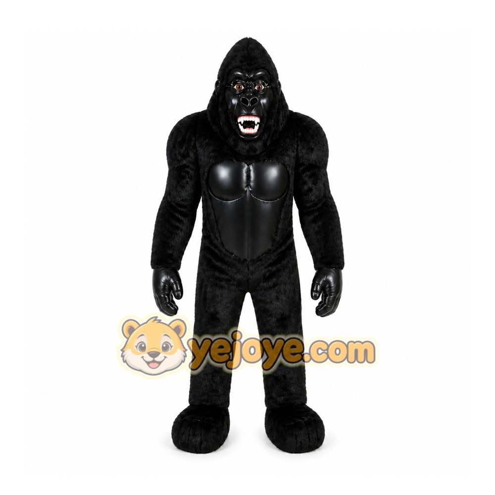 Gorilla Mascot Costume for Adults Custom Logo Party Character Suit Gorilla Mascot Costume for Adults Custom Logo Party Character Suit