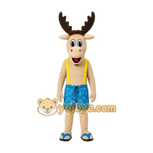 Moose Mascot Costume for Adults Custom Logo Party Character Suit Moose Mascot Costume for Adults Custom Logo Party Character Suit