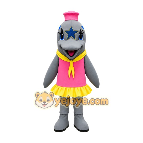 Dolphin Mascot Costume for Adults Custom Logo Party Character Suit Dolphin Mascot Costume for Adults Custom Logo Party Character Suit
