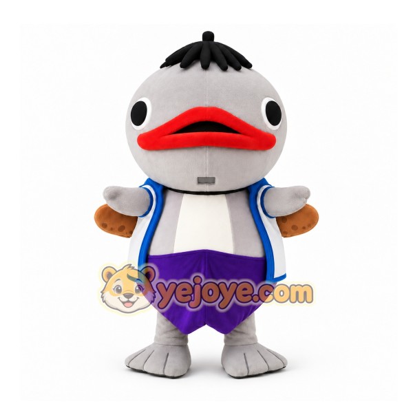 Fish Mascot Costume for Adults Custom Logo Party Character Suit