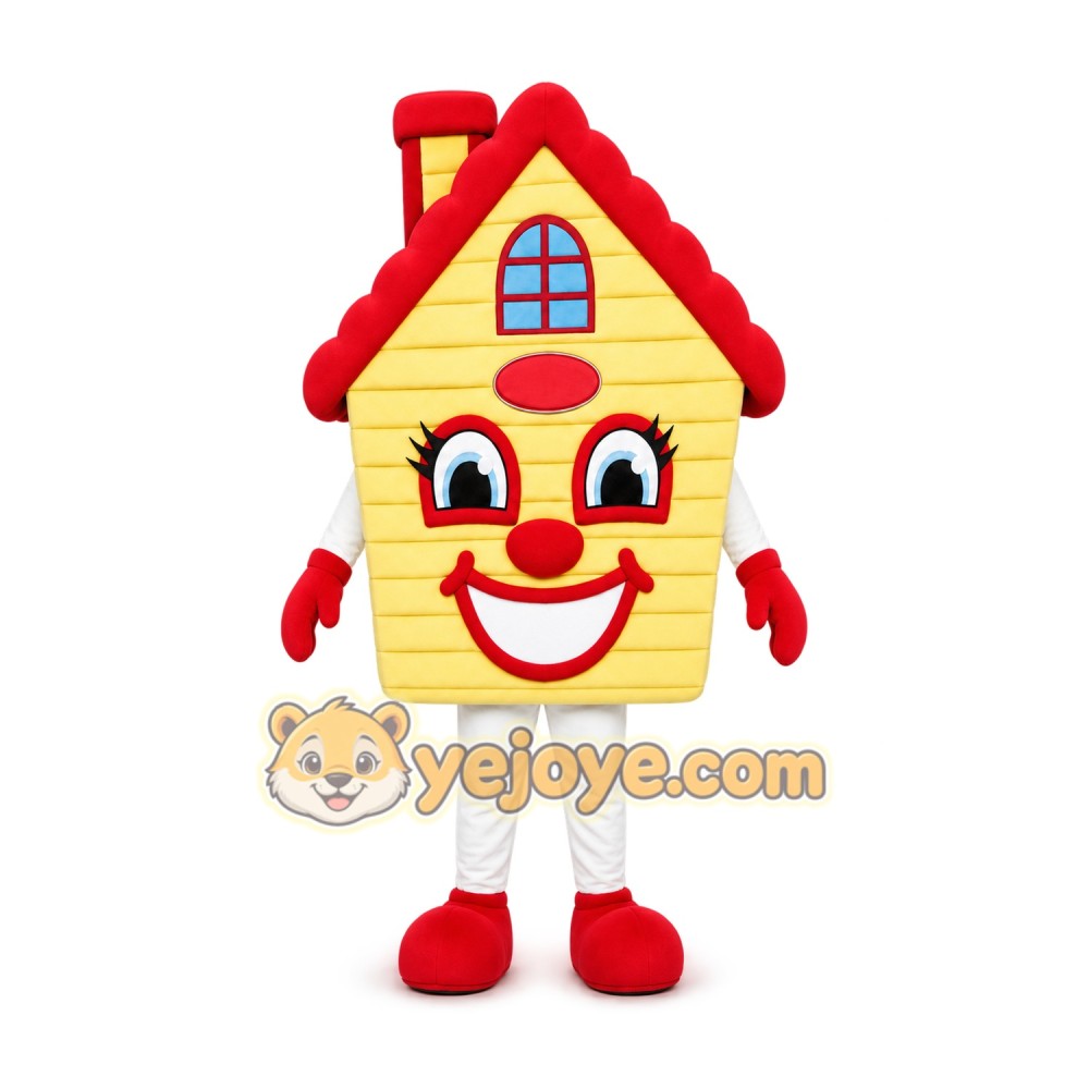 House Mascot Costume for Adults Custom Logo Party Character Suit