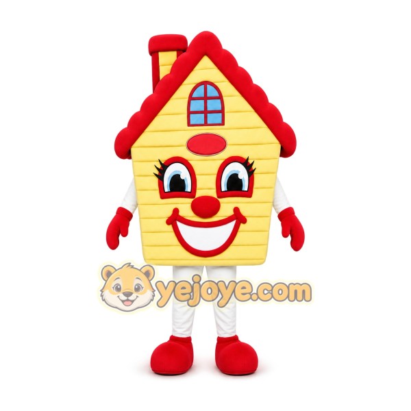 House Mascot Costume for Adults Custom Logo Party Character Suit