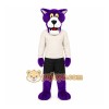 Purple Panther Mascot Costume for Adults Custom Logo Party Character Suit Purple Panther Mascot Costume for Adults Custom Logo Party Character Suit