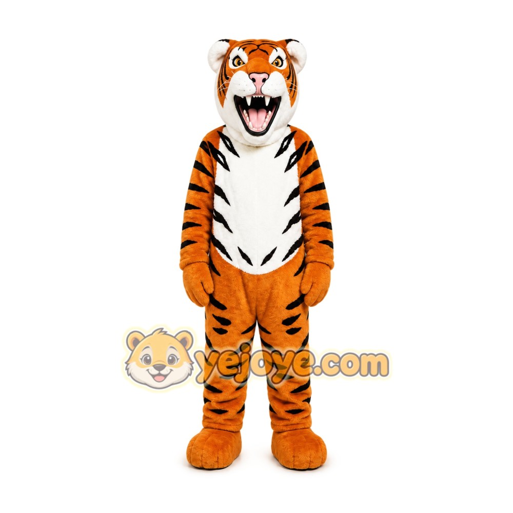 Tiger Mascot Costume for Adults Custom Logo Party Character Suit