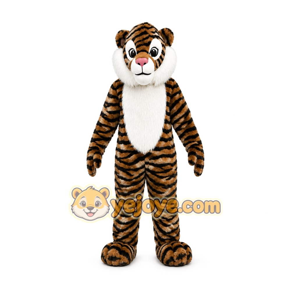 Tiger Mascot Costume for Adults Custom Logo Party Character Suit