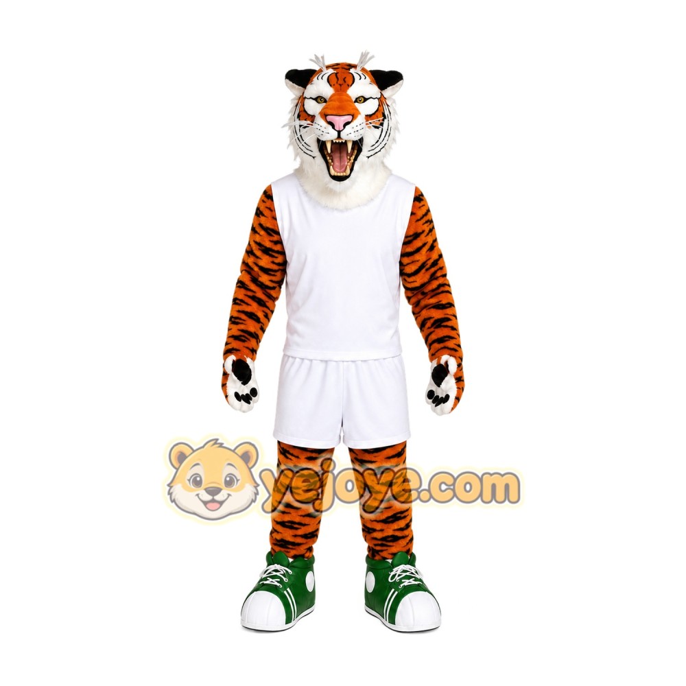 Tiger Mascot Costume for Adults Custom Logo Party Character Suit