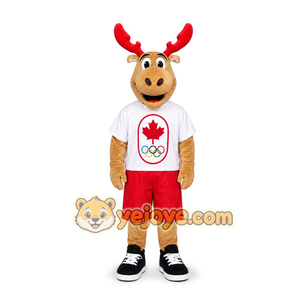 Moose Mascot Costume for Adults Custom Logo Party Character Suit