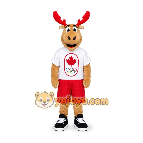 Moose Mascot Costume for Adults Custom Logo Party Character Suit