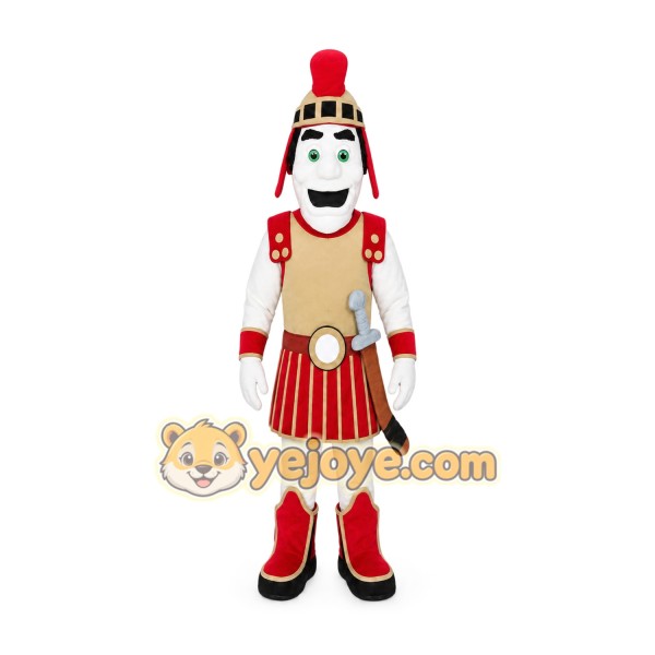 Armored Warrior Mascot Costume for Adults Custom Logo Party Character Suit
