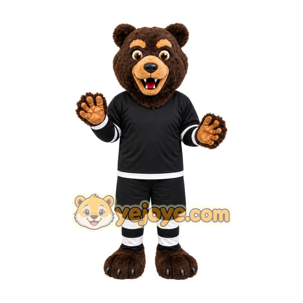 Bear Mascot Costume for Adults Custom Logo Party Character Suit